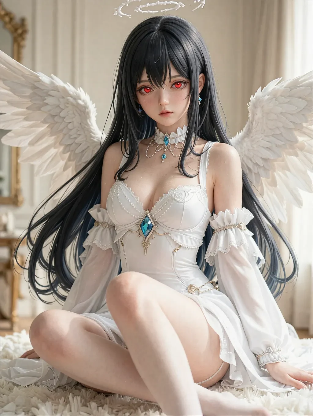 Fictional AI character on the HotAI roster, soft daylight portrait